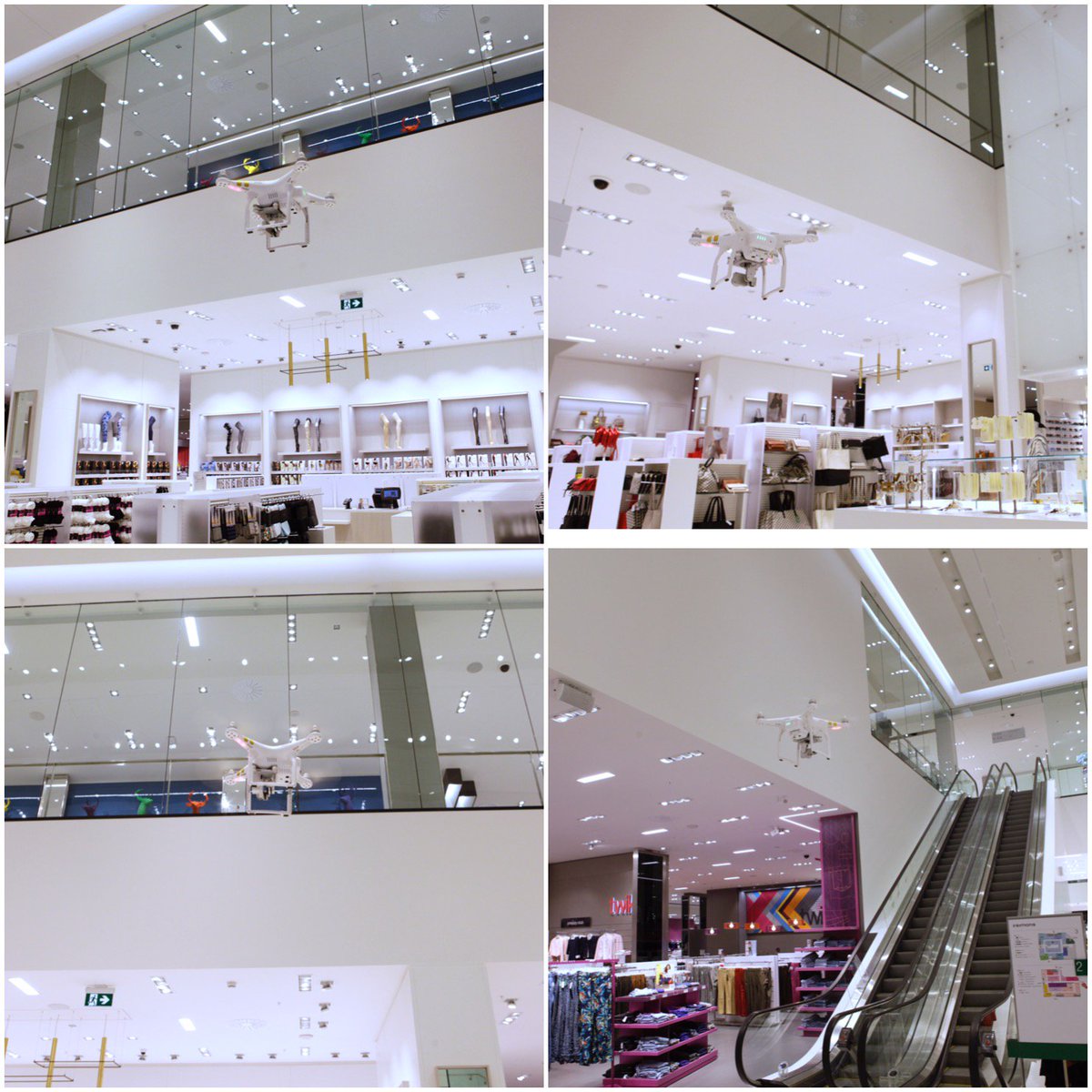 simons_EN's tweet photo. SPOTTED: This cute drone zoomed around our #SimonsSQ1 location to make this store tour video https://t.co/Ona11swUef https://t.co/jGNZdm7QQB