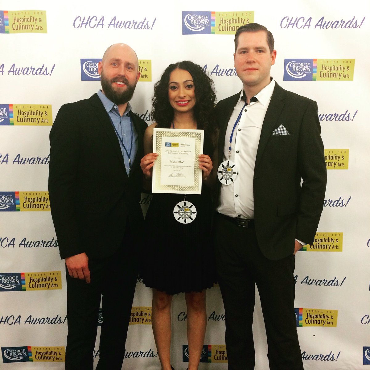 JOEYCareers's tweet photo. We're proud to present the JOEY Culinary scholarship award to @GBCollege student Harpreet Atwal! #BestInClasss https://t.co/BVd2G1Iv8k