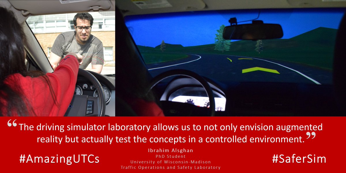 kelvinsantiago's tweet photo. Simulators allow students to move beyond the idea of augmented reality to actually testing it #AmazingUTCs #SaferSim https://t.co/KhEsorTalh