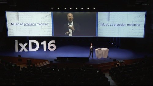 syncprojectco's tweet photo. Music as Precision Medicine: Marko Ahtisaari Keynote at #IXDA16 https://t.co/ETtkyCGxiS #Music #Medicine https://t.co/Q5MVg8rd4f