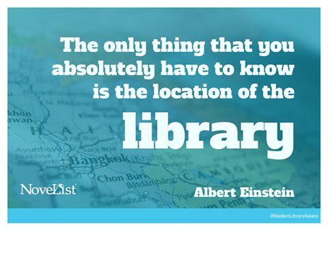 Are you ready for National Library Week next week? #NLW16 #BookQuotes buff.ly/1qabh1U