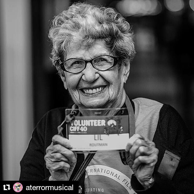 CIFF's tweet photo. Lil has been volunteering for the CIFF for 36 yrs. &amp; says she's our oldest #volunteer at 91 yrs young. ❤ #CIFF40 https://t.co/xzTPepvQ2E