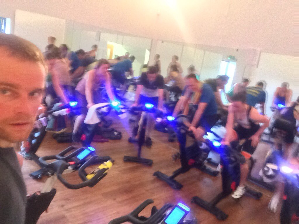 paulpiglet's tweet photo. Some tired bodies after this mornings #spinclass @athleteservice @henleypractice with @laurencep87 @charliechiro89 https://t.co/oVEo411oC2