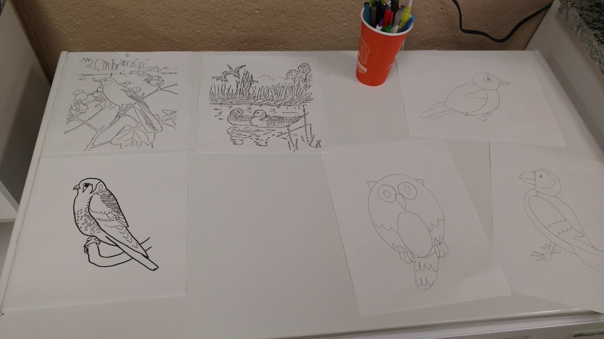 tklinger29's tweet photo. Tweet tweet!  National draw a bird day!!   @MattCramer179 @Mark_Gridley @KozakCynthia https://t.co/LjNjvMTWAJ