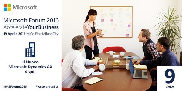 alternasrl's tweet photo. Non vediamo l'ora di incontrare il nuovo #MSDynAX, IoT e Cortana al #MSForum2016. E voi?https://t.co/RFuKNGZvNS https://t.co/lxGWf9j7aZ