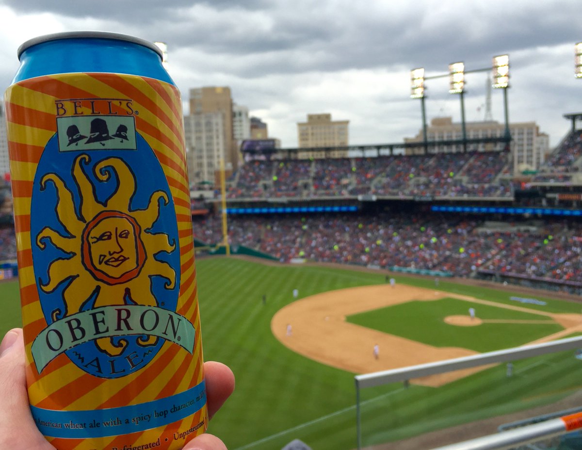 Bell's Brewery (@bellsbrewery) on Twitter photo It may be 41 degrees, but the #Oberon sun is shining over <a href="/tigers/">Detroit Tigers</a> baseball in #Detroit It may be 41 degrees, but the #Oberon sun is shining over <a href="/tigers/">Detroit Tigers</a> baseball in #Detroit