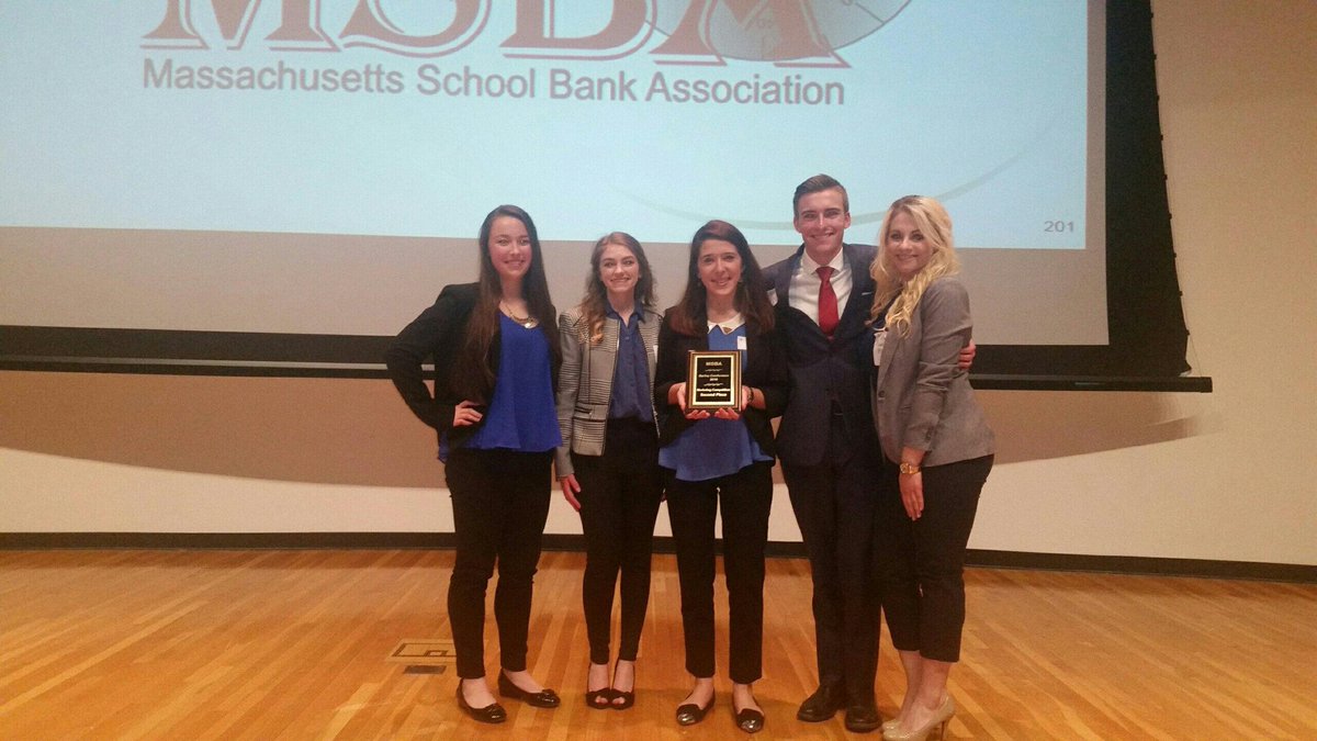 raposa_mike's tweet photo. THS banking students representing at the MSBA competition at the federal reserve in Boston.  2nd place...Great job! https://t.co/aUqF4vdA5B