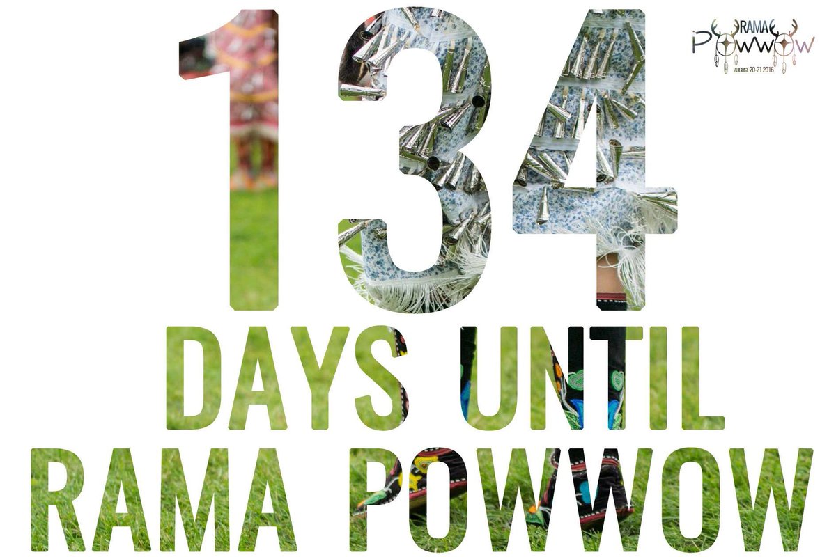 RamaPowWow's tweet photo. Good news: we're only 134 days away from #RamaPowwow2016.
Bad news: we're still 134 days away from #RamaPowwow2016. https://t.co/s1G1qdOdwk