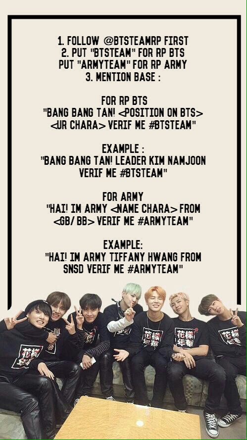 lovlysprings's tweet photo. HOW TO VERIF: 

1. Read first
2. Retweet if you want get verif from base 

—BTSARMYTEAM https://t.co/kGNeuhIqXS