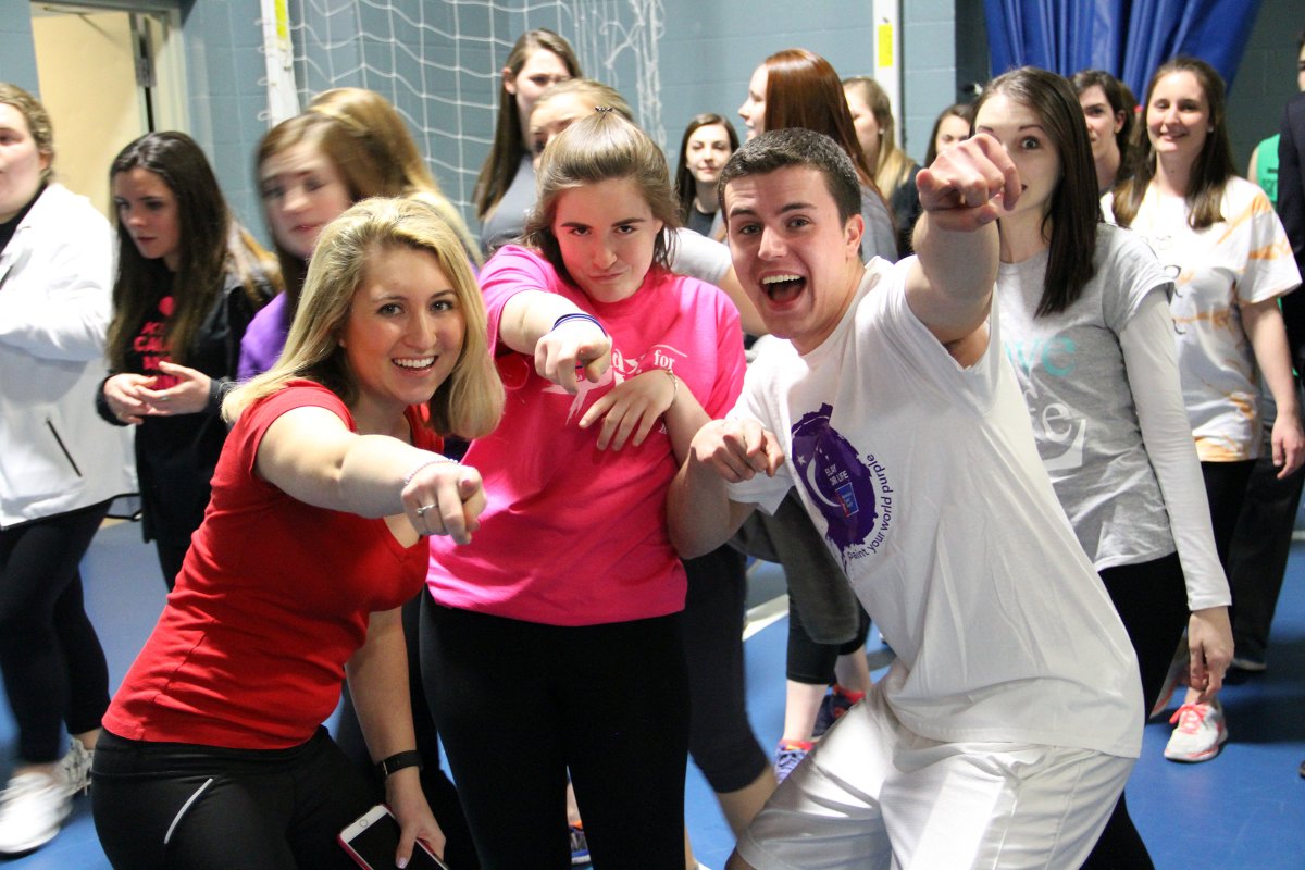SaintAnselm's tweet photo. PHOTO: The ninth-annual Sr. Pauline Lucier @SAC_Relay begins! View photos at https://t.co/1TW4HFgABR https://t.co/frRmcWJplt