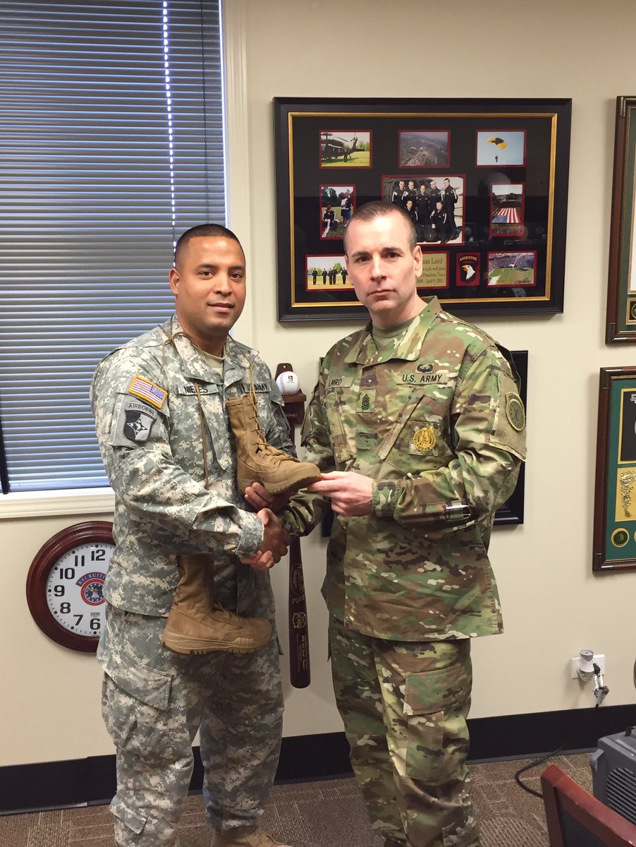 Chicago_CSM's tweet photo. Congratulations SSG Nieves for being the BN's "Top Producer" in Phase Line February! 2nd Win! Enjoy the new boots! https://t.co/lBs78sLs5X