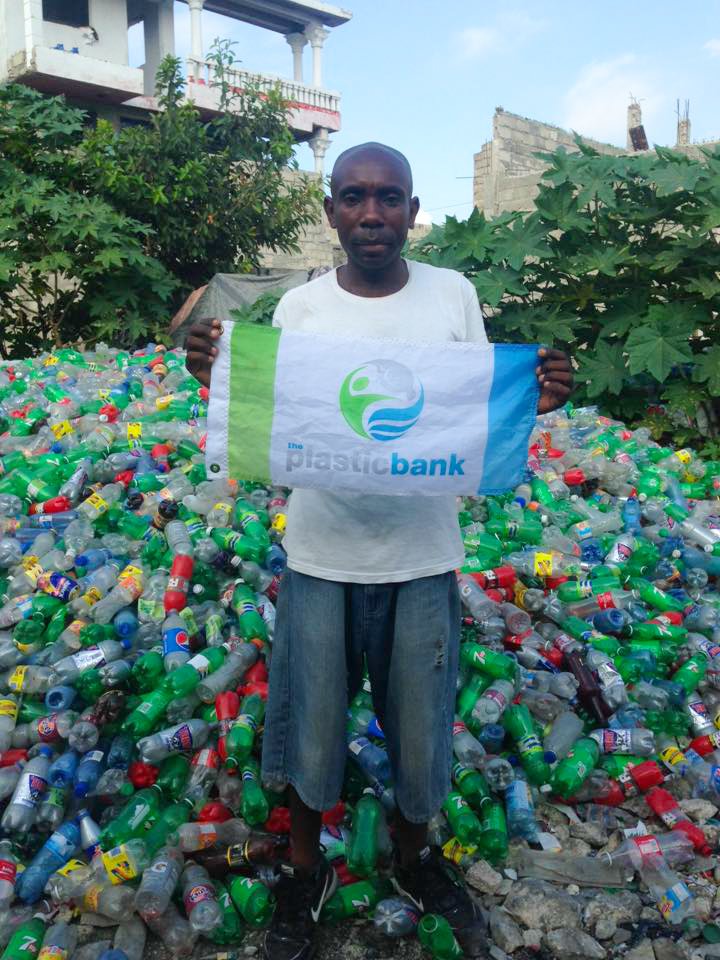 Mountains of plastic are the pathway out of poverty for Haitians like Darismond. socialplastic.org