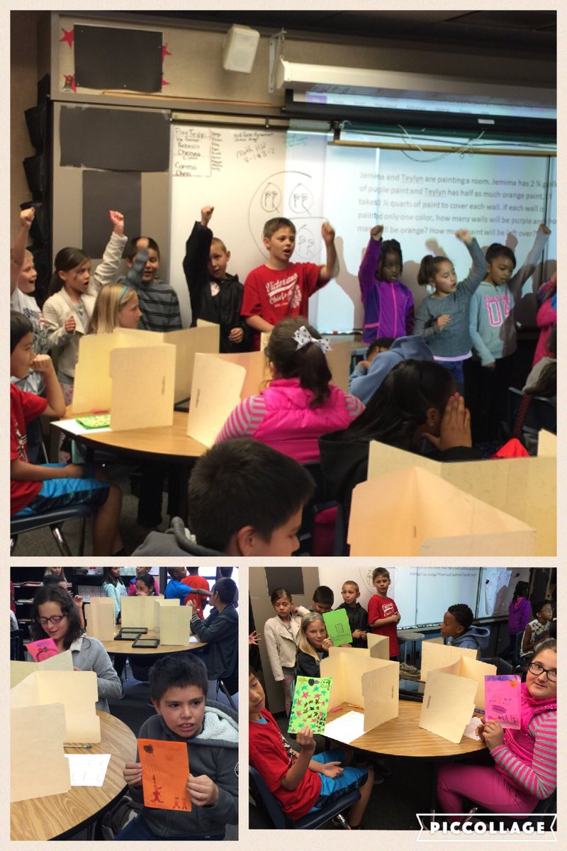 VictorianoVVUSD's tweet photo. 2nd graders wrote personal letters of encouragement & cheered Team 5 on for state testing. #ChiefSpirit https://t.co/9LQMn40jbm