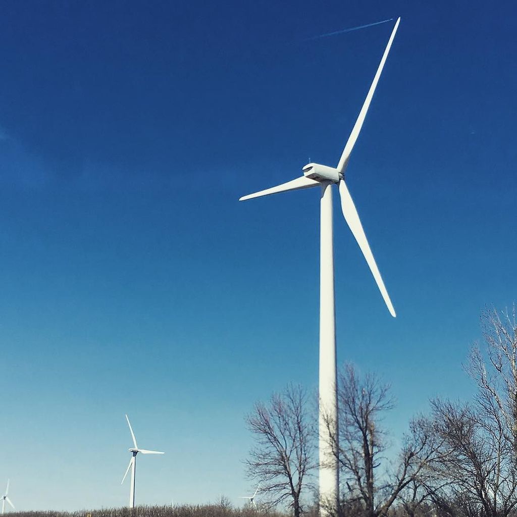 IdeativePM's tweet photo. Windmills in South Dakota make the trees look like bushes 🍃🌳🍃🌳🍃 #alternativeenergy #windmi… https://t.co/rj80XPYiKC https://t.co/uHCYEpUUzK