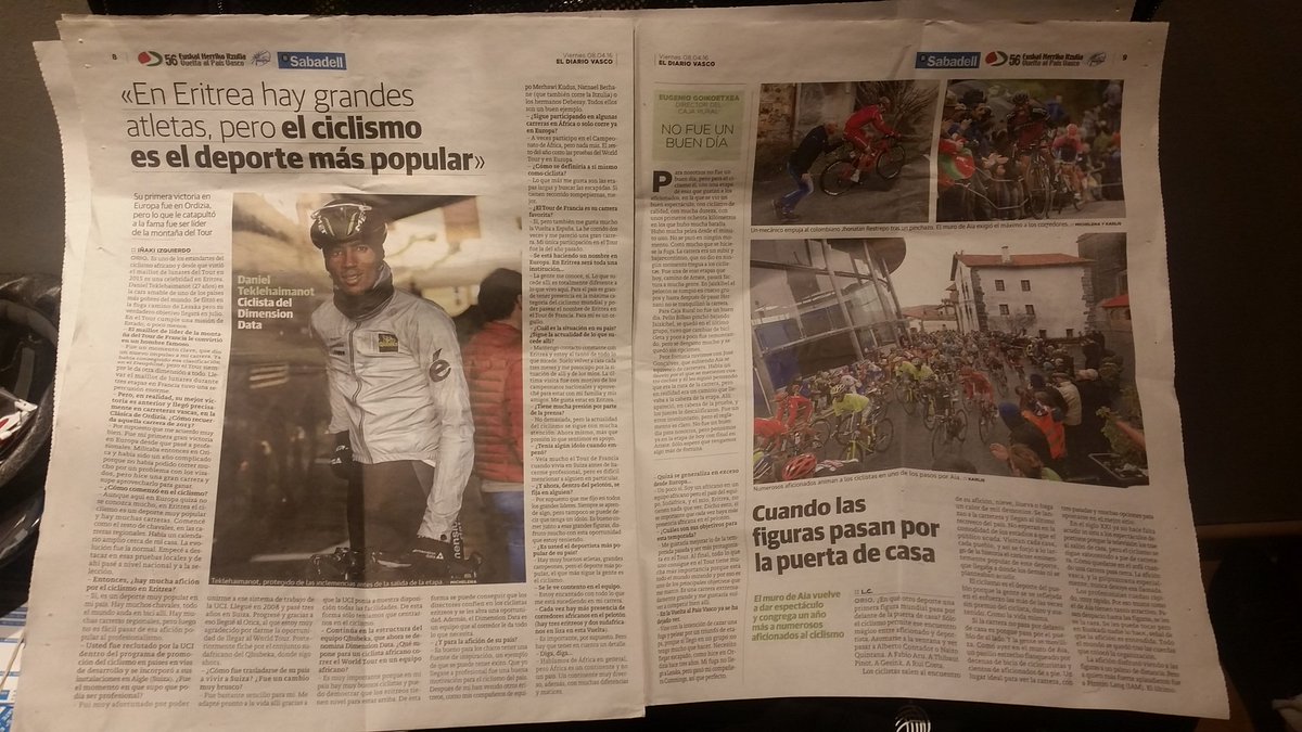 Daniel Teklehaimanot tweet media