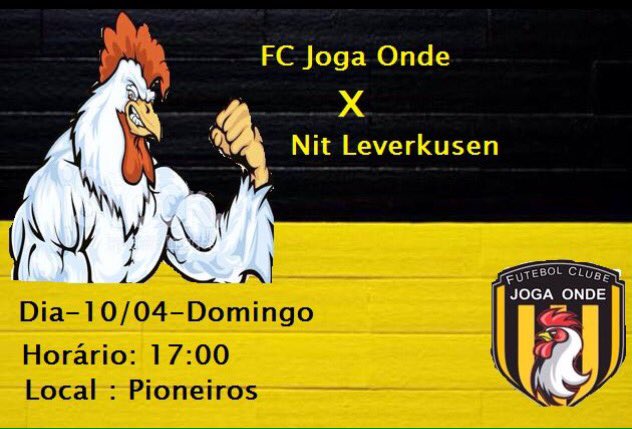 FCJogaOnde's tweet photo. Beleza @AmigosdoLuan,pode arregar.
Domingo o jogo é mais difícil,mas a vitória é sempre o objetivo! 
#iatomarsacode🐔 https://t.co/1C21pmslHs