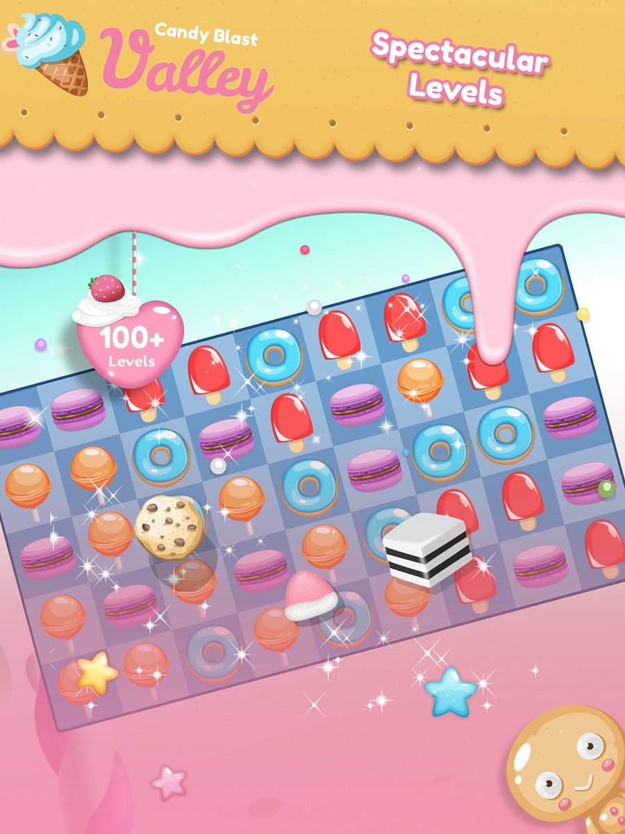Appinarium's tweet photo. We're excited to announce the launch of our latest game, Candy Blast Valley. Release: https://t.co/ukDPK5qUqb https://t.co/V6eXnoexad