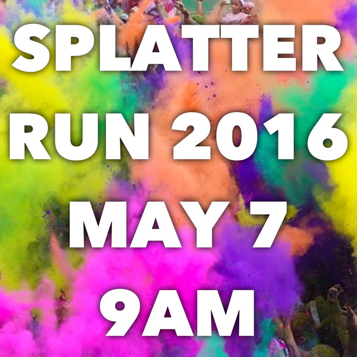 splatterrun's tweet photo. REGISTER TODAY FOR THE 2016 YOUNG LIFE SPLATTER RUN https://t.co/vFyWishQkH https://t.co/B6Xg8aEz3U