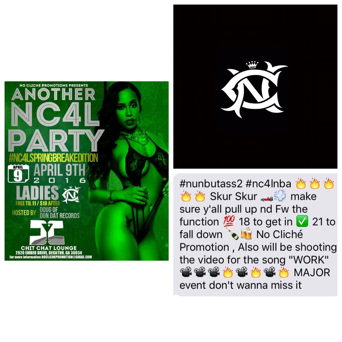 Nc_Slick's tweet photo. Tomorrow night https://t.co/pMdp5k4Mo6