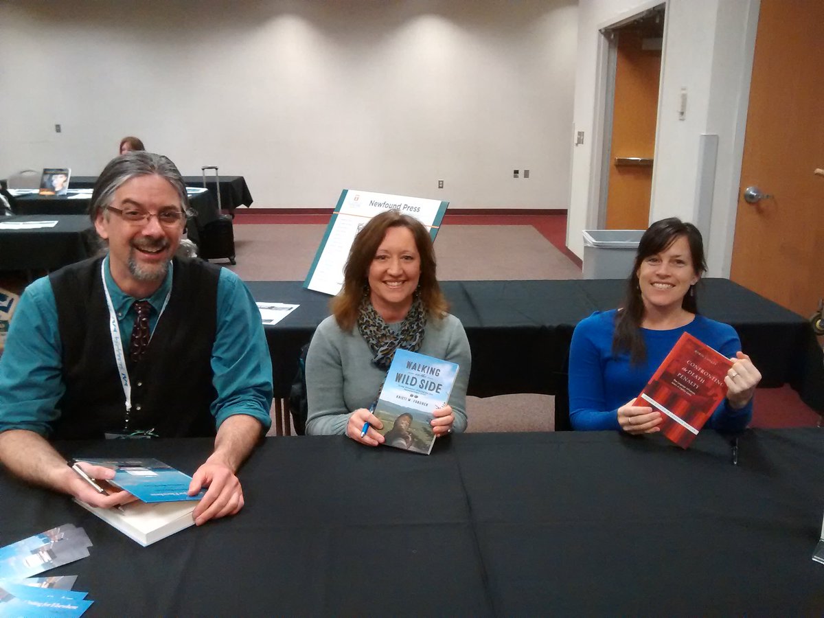 hoey_ethno's tweet photo. Group book signing @southernanthro conference #SAS2016WV with @marshallu Sociology and Anthropology authors https://t.co/RcrU2z0etG
