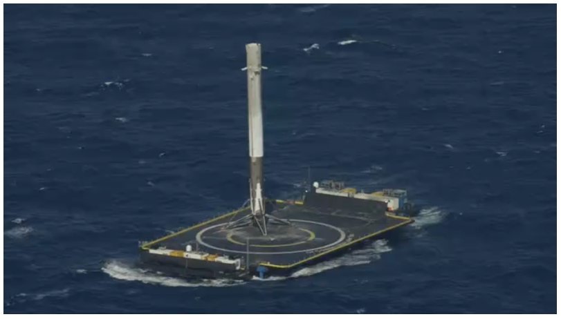 ForbesTech's tweet image. SpaceX has finally successfully landed the Falcon 9 rocket on a droneship at sea forbes.com/sites/alexknap…
