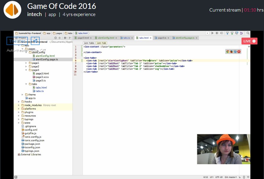 LivStreaminYan's tweet image. A #hackathon #GameOfCode continua no #LivecodingTV. Assista em:
livecoding.tv/intech/