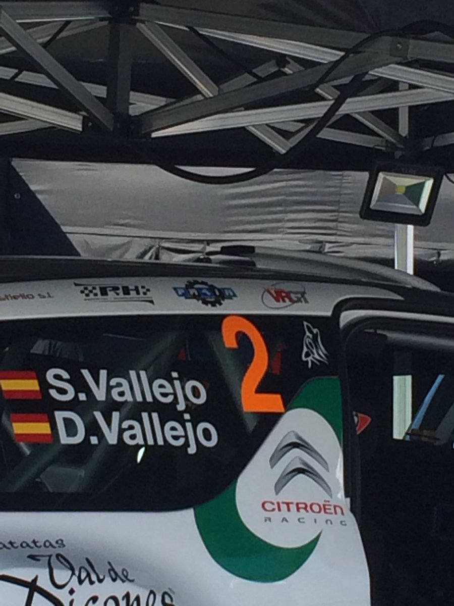 javichi89's tweet photo. Suerte mañana..menudo espectáculo veros subir en el shakedown suerte y a por la victoria @vallejoracing @dvfcopiloto https://t.co/gFmYAjBxxh