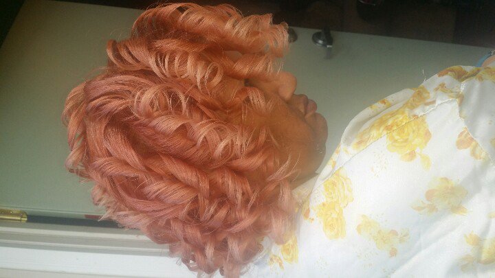 CrownMeQueenB88's tweet image. I always slay my mama hair #CustomColored #Pressed &amp;amp; #Curled by me 😎 #NaturalHair