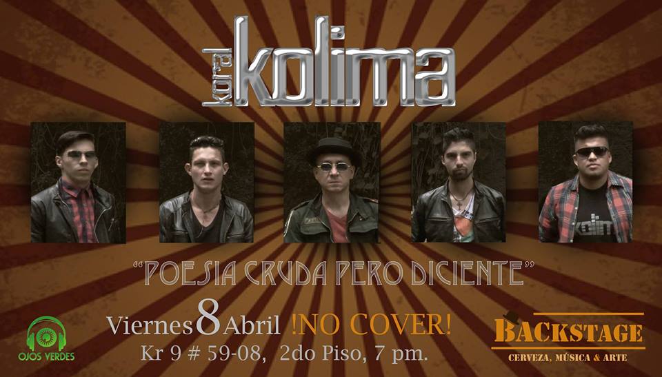 koralkolima's tweet photo. La cita es esta noche en Backstage Bar Bogota a las 9: 00 p.m https://t.co/jWYKjTmiup https://t.co/BsoZS5byYn