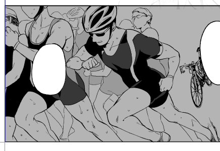 一生描くことはないと思ってたし今後も描くことなさそうなレアなコマ 