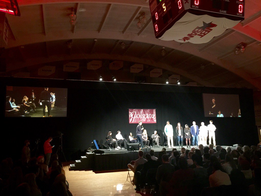 WINNERS! Trippie won grand prize, over $6k. <a href="/thewafflecookie/">The Waffle Cookie</a> received audience choice award! <a href="/colgateuniv/">Colgate University</a> #SharkTank