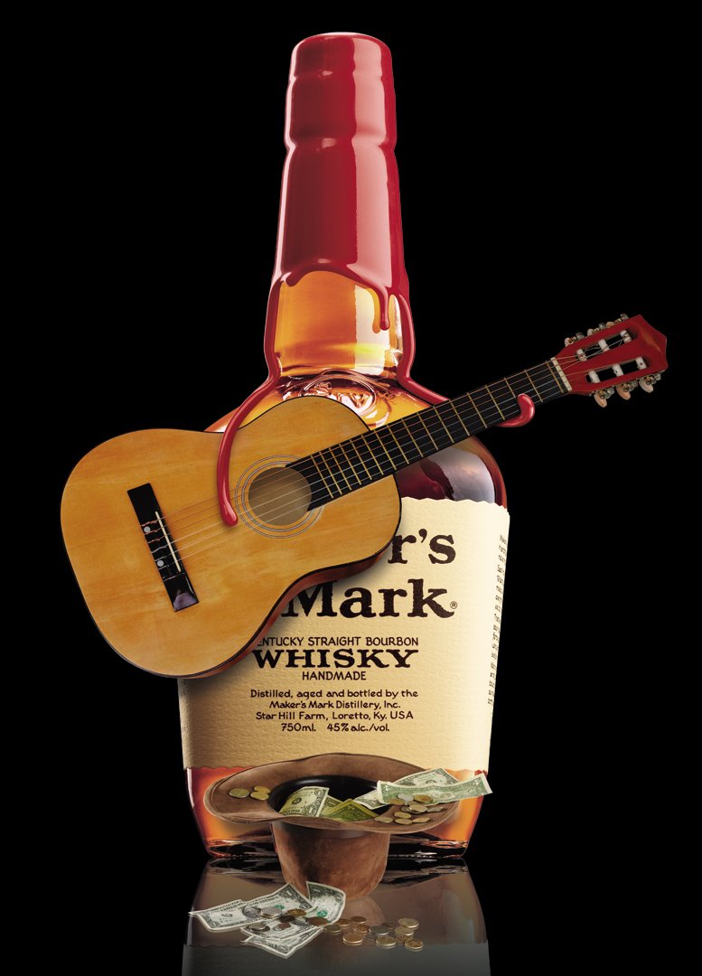 MakersMark's tweet photo. “Merle really wanted a fifth of Maker’s Mark from Kentucky in his dressing room..."@willienelson #RIPMerle https://t.co/nI9SzNW3iM
