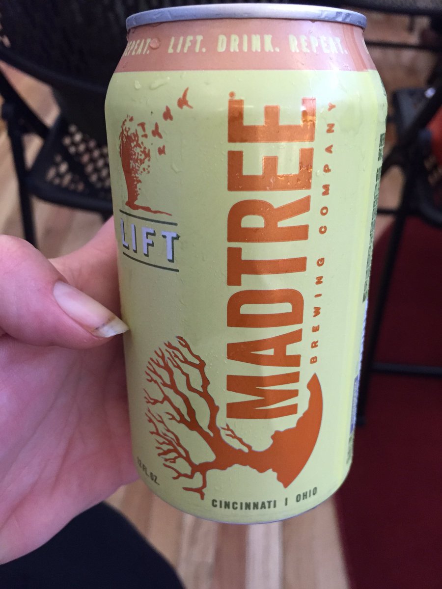 JessieNClark's tweet photo. Drink local. @MadTreeBrewing #lift #tidaltech https://t.co/0v144HVPVO