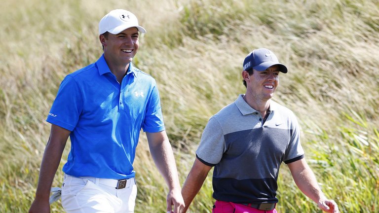 BeyondTheTee's tweet photo. This should be fun tomorrow. Spieth (-4 under) and Rory (-3 under) going into the weekend. #TheMasters #Masters2016 https://t.co/ZbnbaeFM3R