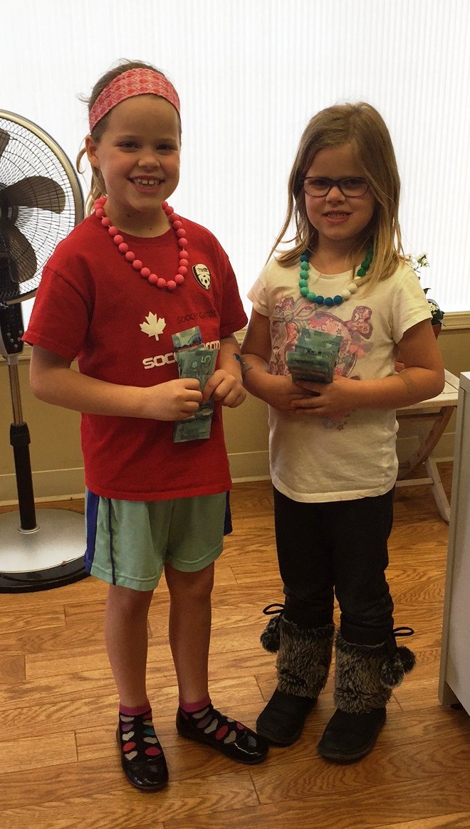 MHWomensShelter's tweet photo. Thank you McKenna (8) & Peighton (6) for collecting $80 at your bday parties and donating it to us! #kidswhocare https://t.co/73zji6gGDN
