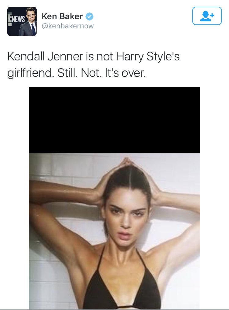 1DInsideReport's tweet photo. Ken Baker confirmed today that Harry and Kendall are not Dating (for the 3rd or 4th time) https://t.co/4qOCqApf4r