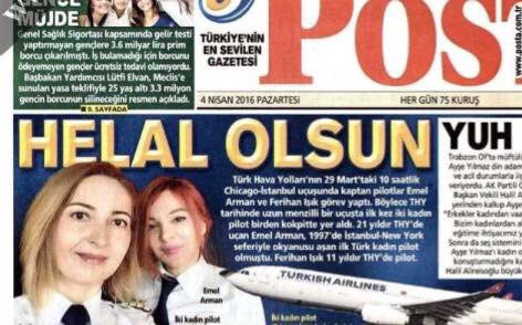 klkadi's tweet photo. GÖKLERİN DE TEK HAKİMİ KİLİKADILI KAPTAN BAYAN PİLOT SN. FERİHAN IŞIK OLMUŞTUR . GURURLUYUZ https://t.co/EASawZQBjO