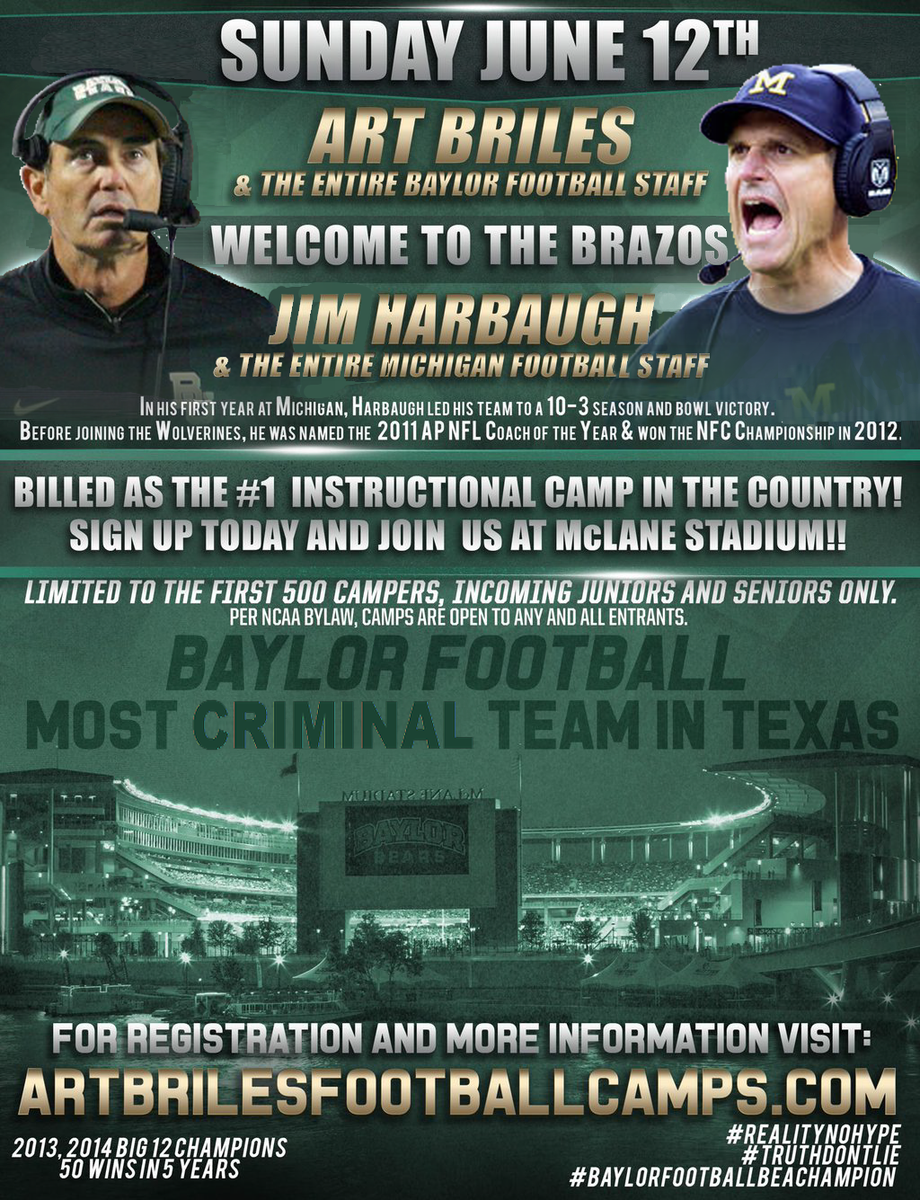 theIonghornsI2's tweet photo. @NFL_CFB At least Michigan players will no longer need to worry about visiting this hell hole. #BAYLORBOLD #SICEM https://t.co/qaaYbgJtWY