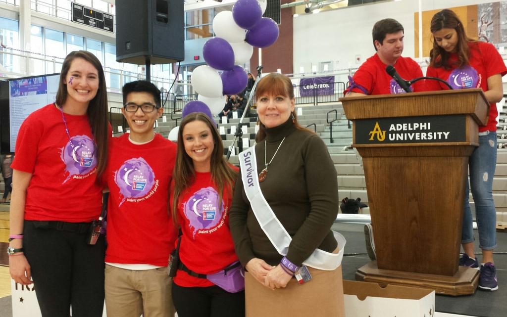 KaliChanNews's tweet image. .@AdelphiU @AdelphiRelay Tri-Leads and Keynoter Deborah Evans. #AdelphiRelay Opening Ceremony #Courage #FightBack