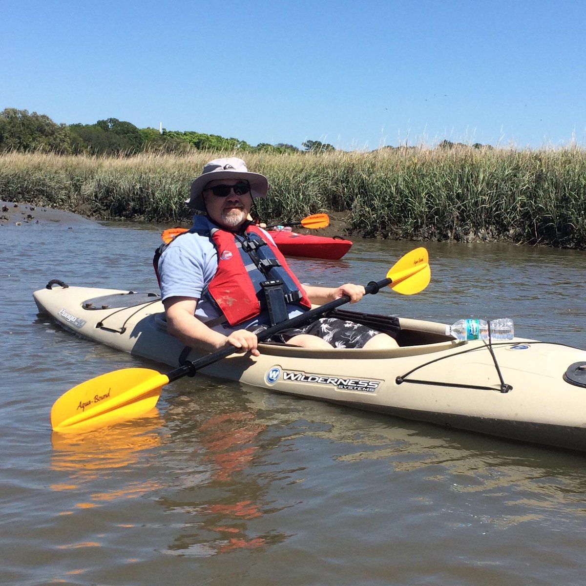 R_Slaugh's tweet image. Salt Marsh Kayaking #AHTDspring