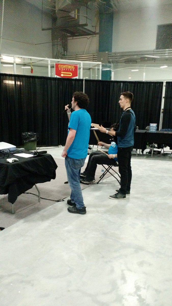 Game_Spaces's tweet photo. @MattShea rocking out at our rockband setup https://t.co/3iQDbc5rML