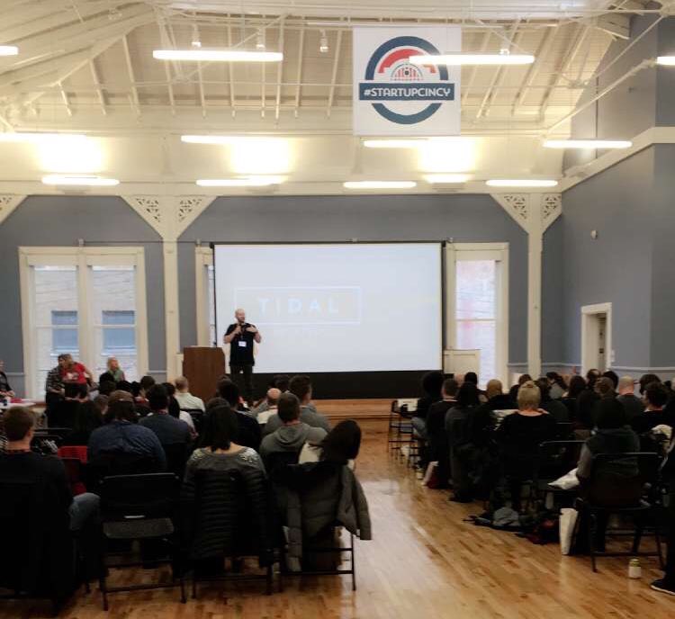 mccrawf7's tweet photo. Excited to join my @FifthThird colleagues to coach the great #TidalTech companies this weekend #StartUpCincy https://t.co/X7UTlLDguL