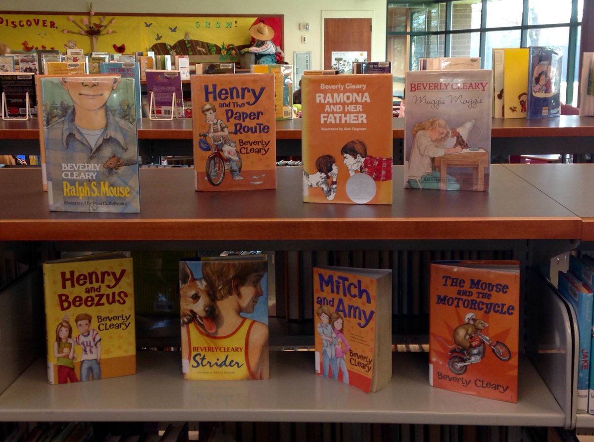 spokanelibrary's tweet image. Happy 100th birthday Beverly Cleary! #spokanelibrary