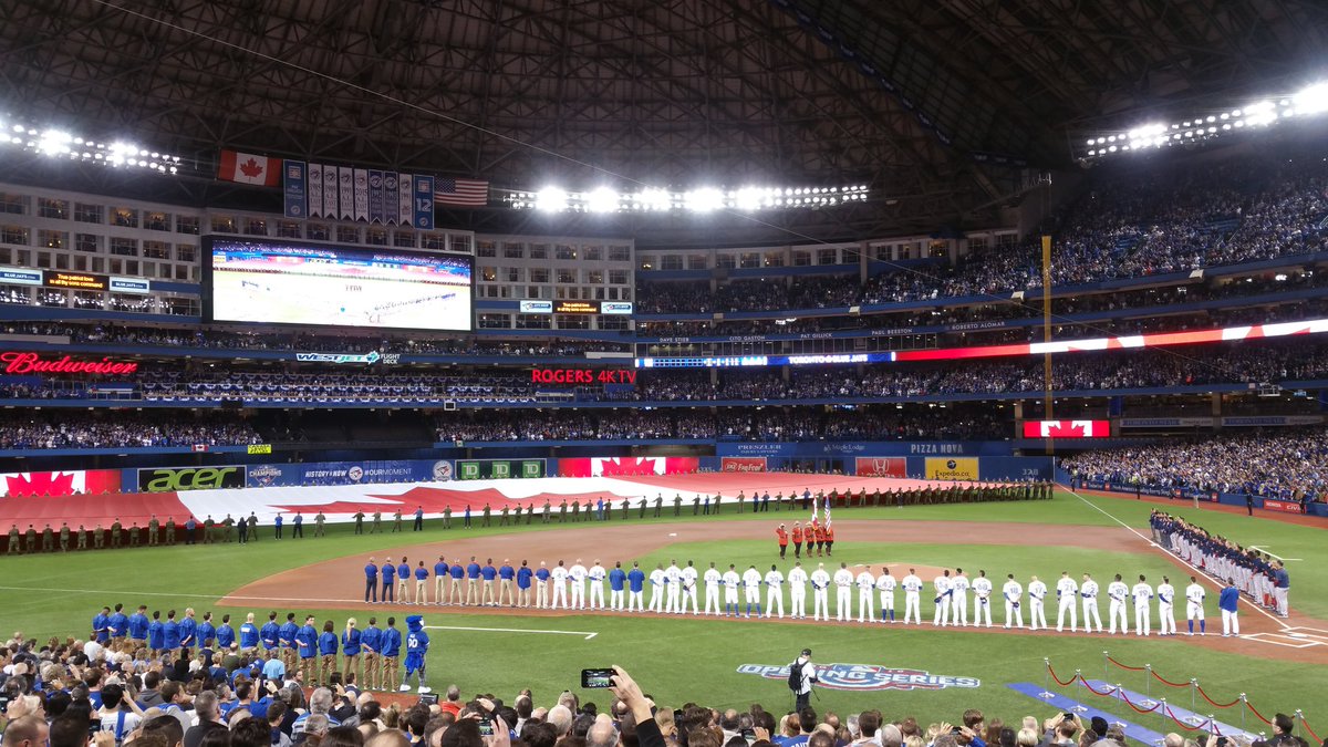 VelstarDairy's tweet photo. Blue Jays home opener!!! <⚾> #thetimeisnow #HDMH #BACKINTHE6 with @courtoneill https://t.co/TWYyXYEuRM