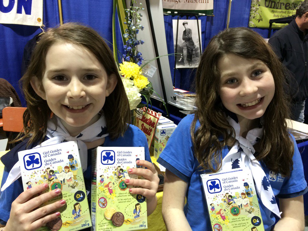 NancyMatte's tweet image. Selling cookies at #cparena #ggc #cookies