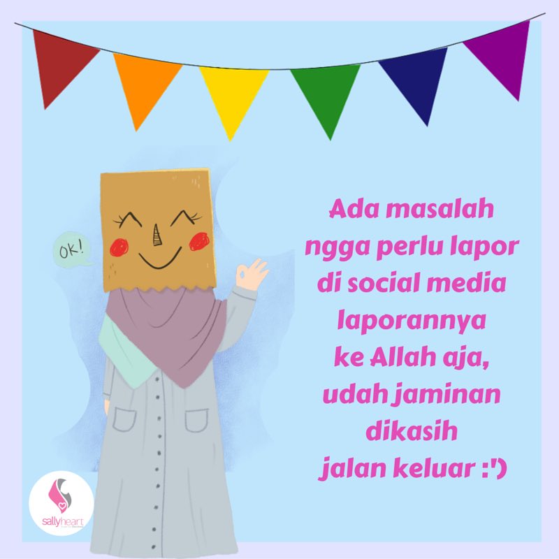 Kalau kita punya waktu berkeluh kesah di social media, kenapa tak memilih berdoa dan sujud berpasrah padaNYA? :)