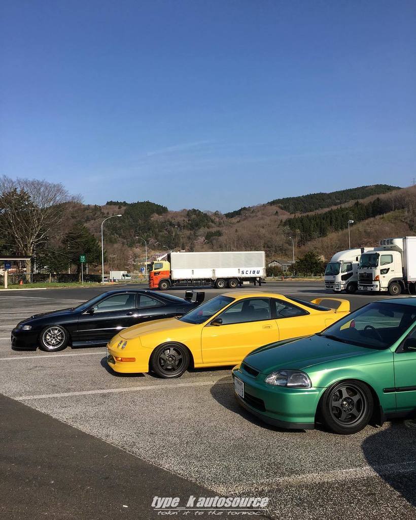 type_k's tweet photo. .
Saturday Squad.
.
#HONDA
#CIVIC
#EK9
#CTR
#Midorigreen
#ACURA
#INTEGRA
#DC2
#ITR
#PhoenixYellow
#MUGEN
#SpoonS… https://t.co/YMWWnEJ0aN