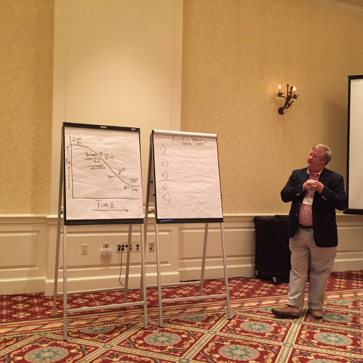 #WAKEGPSWORLD2  Jeff's innovative hi tech presentation!