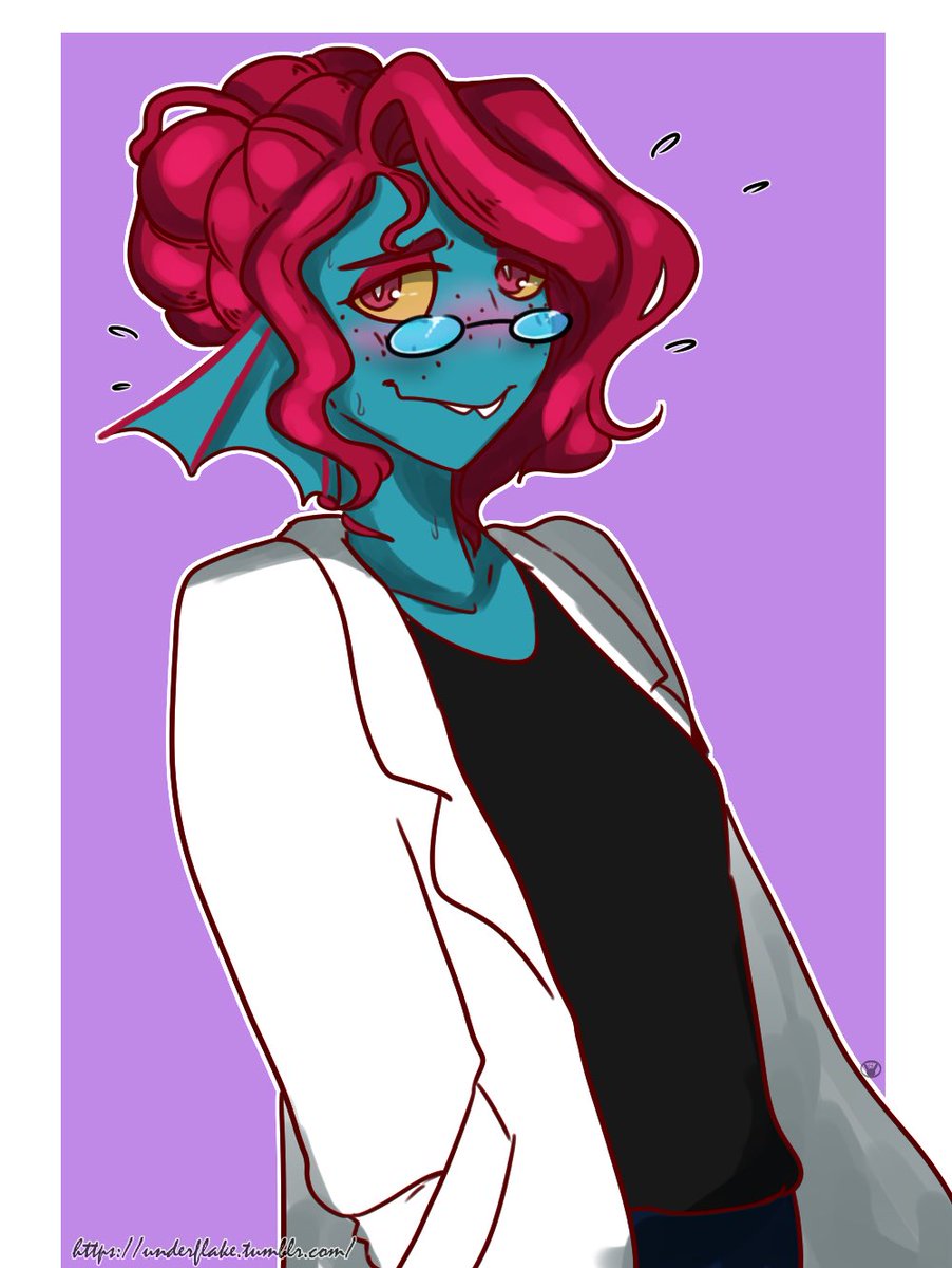 Nerdyfishy's tweet image. "H-Hello...I-I'm undyne...." 
Underswap AU
#OpenRp
Not new to rp 
New to character 
Retweet? Follow?