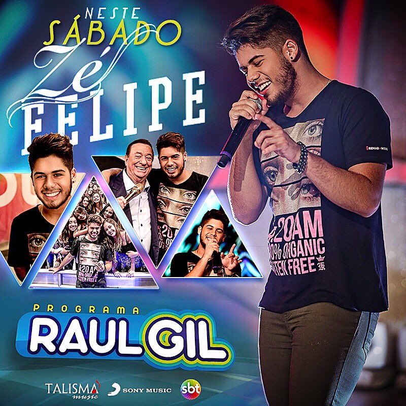 zefelipecantor's tweet photo. Turmaaaa amanhã todo mundo ligado a partir das 14:15hrs no Raul Gil hein?! Bjuuuuuu do Gueroba! 💥🔝📺🎤 https://t.co/HYP6BJRE1y
